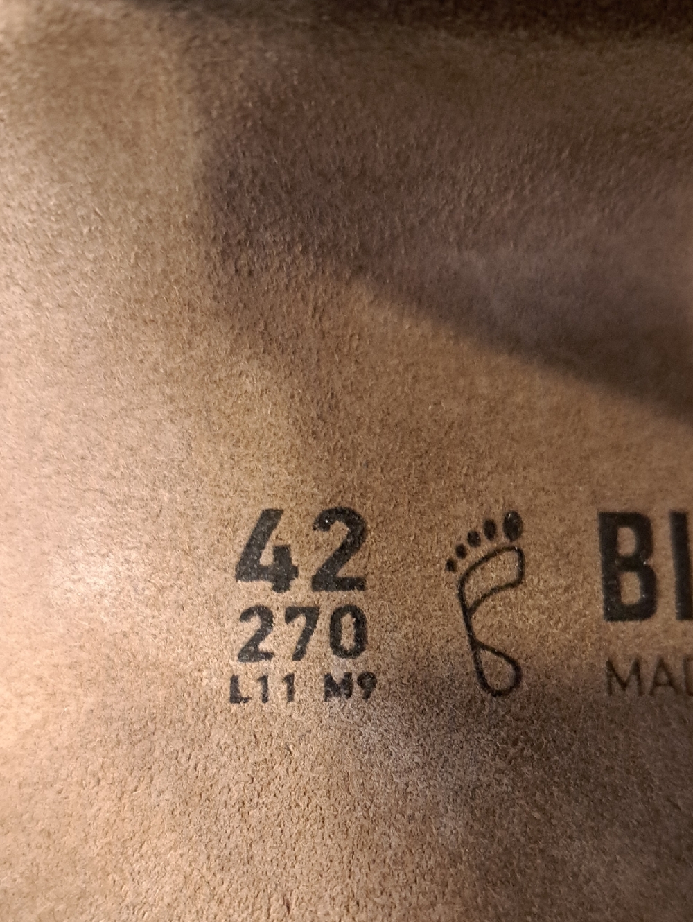 Birkenstock Arizona  Birkibuc - Color: Mocca - Size: Men 9 - Picture 10 of 10